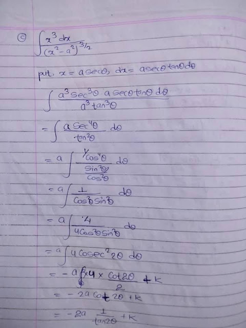 Antiderivatives Exercise Class 11 Nepal