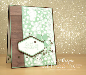 scissorspapercard, Stampin' Up!, Just Add Ink, Picture Perfect Birthday, Swirly Bird, Wood Textures DSP