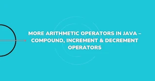 Java – Compound, Increment & Decrement Operators