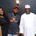 Gbam: Davido and Chioma meet Atiku in Abuja [Photo]