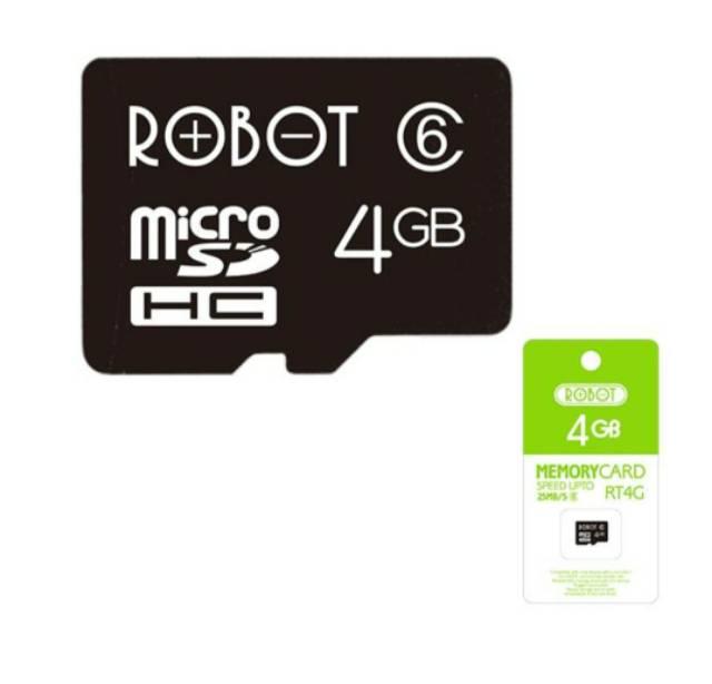 MicroSD Robot 4GB