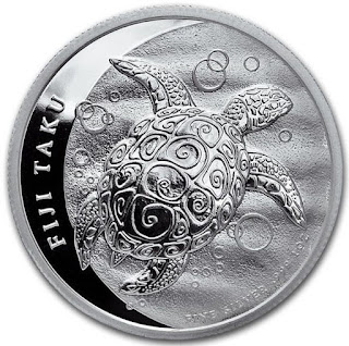 Монета Фиджи Таку 2013 серебро 1 унция