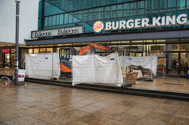 Baustelle Primark Neugestaltung von 8.000 qm Einzelhandel, Alexanderplatz, 10178 Berlin, 10.12.2013