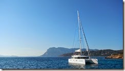 SY Aglaea am Anker