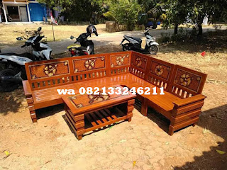 Furniture Kursi Tamu Kayu Jati