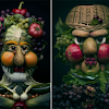 Mind Blowing Realistic Portrait Made with Fruits and Vegetables