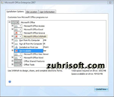 Cara install Micrososft Office 2007 lengkap dengan gambar