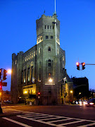 .a magical castle in the middle of Boston. (castle)