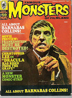 Cover of Famous Monsters of Filmland #59 by Basil Gogos