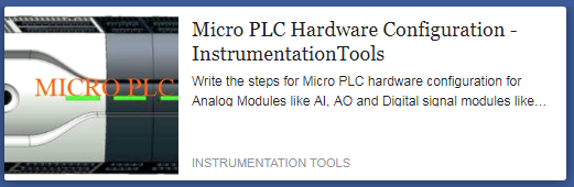  https://instrumentationtools.com/micro-plc-hardware-configuration/