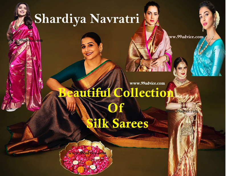 Shardiya Navratri Festival Special 2023: शारदीय नवरात्रि में दिखना है खूबसूरत, तो पहनें ये कांजीवरम और Banarasi Saree