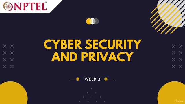 Cyber Security and Privacy Week 3 Solutions