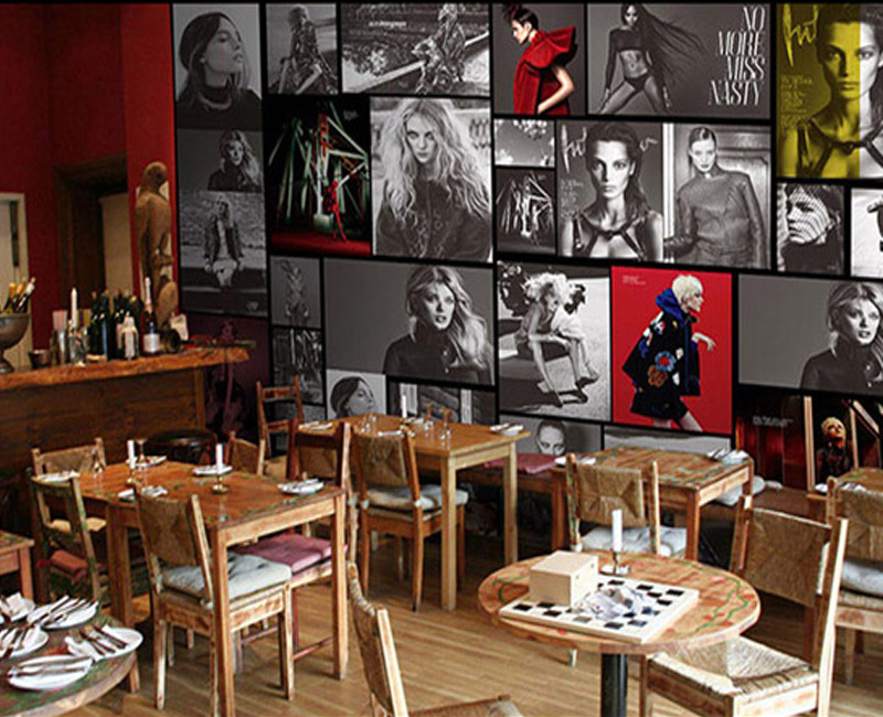 10 Desain dinding  cafe  kekinian dengan gambar  yang keren 