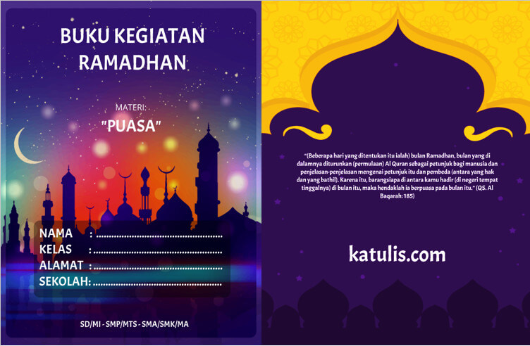 Buku Kegiatan Ramadhan