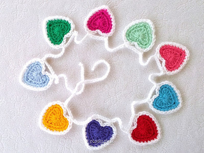 Crochet Heart Bunting 2