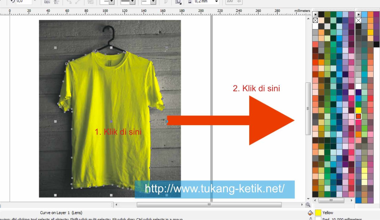 Free Download Mockup T-Shirt cdr / Format CorelDRAW | Tukang Ketik