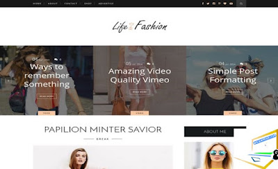 Life Fashion Blogger Template | Download Free Life Fashion Blogger Template