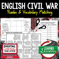 World History Vocabulary Puzzles, Engaging Activities for Secondary Students, World History Lesson Plans