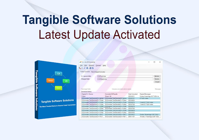 Tangible Software Solutions Latest Update Activated