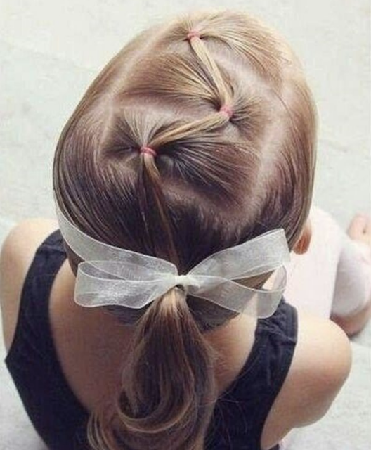 little girl ponytail hairstyles