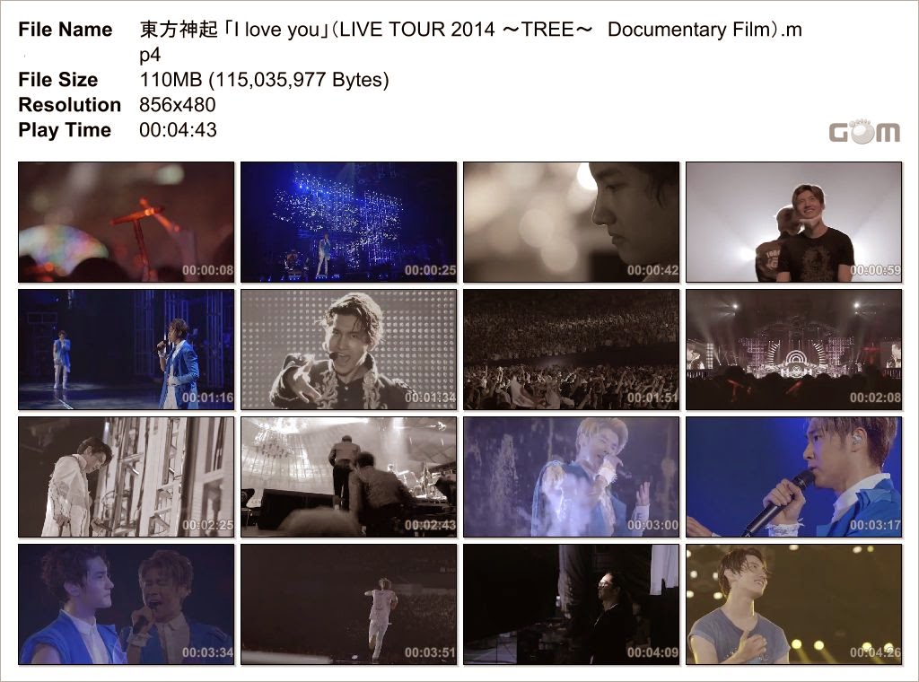 Dl Tohoshinki I Love You Live Tour 14 Tree Documentary Film Red Holics