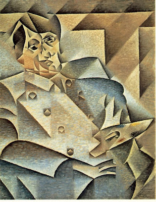 Juan Gris Cubist portrait of Picasso - rubbish!