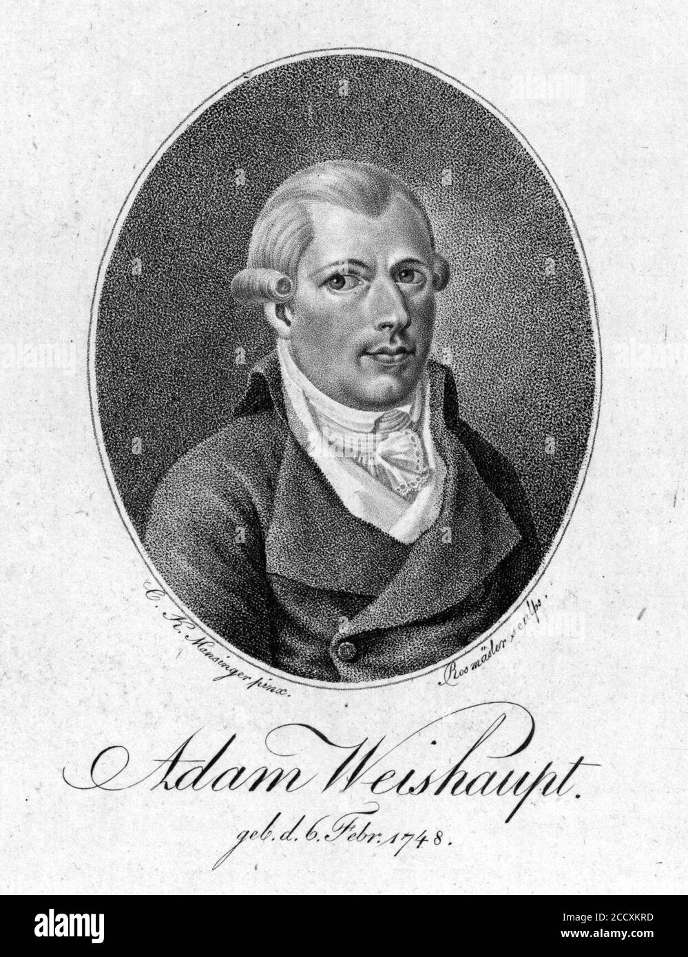 Portrait of Adam Weishaupt