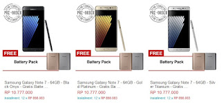 Pre Order Galaxy Note 7 Jakarta
