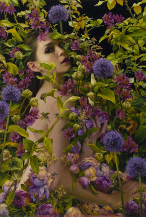 Adrienne Stein arte pinturas tradicionais mulheres renascentismo beleza natureza