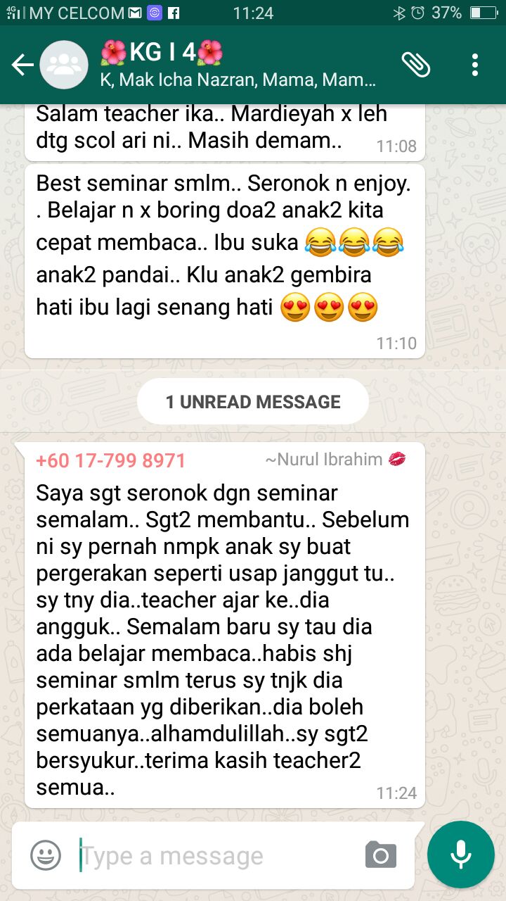 Outcome From Fast Reading Technique Seminar Little Caliphs Malaysia S Best Islamic Kindergarten And Preschool Program