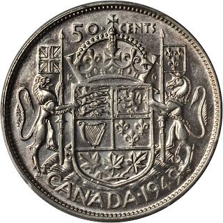 Canadian Silver 50 Cents