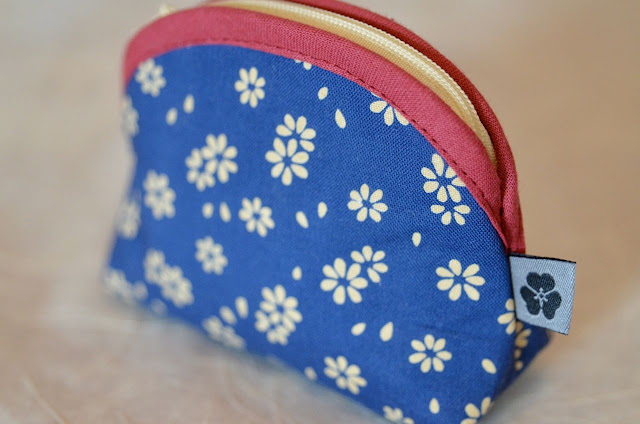 Täschchen Heian aus japanischen Stoffen von Noriko handmade, Japan, Design, Einzelstück, japanisch, Unikat, handgemacht, handgefertigt, Etui, Kleingeld, Portemonnaie, wallet, pouch, japanese fabric