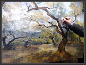 OLIVERES-PINTURA-PINTURES-OLIVOS-DETALLES-PINTAR-PAISAJES-ARBOLES-PINTOR-ERNEST DESCALS