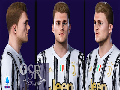 PES 2021 Faces Matthijs de Ligt by SR