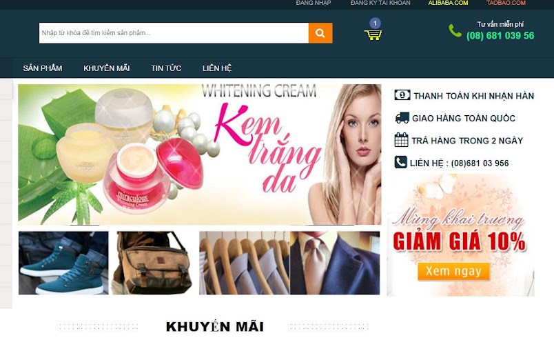 [Share] - Giao diện blog bán hàng