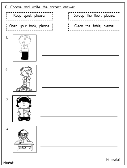 Ash The Teacher Year 1 1st Assessment