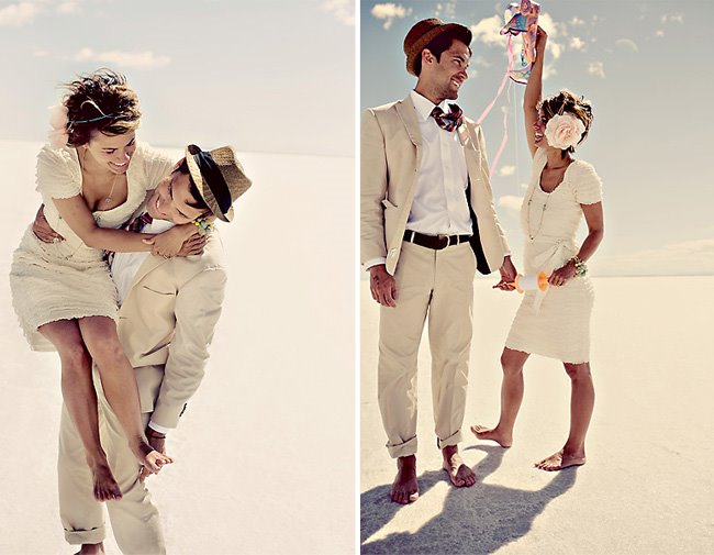 wedding photos day after session salt flats