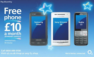 Sony Ericsson Xperia X8 smartphone at O2 UK for free