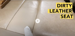 How to clean leather car upholstery.. using inexpensive household materials