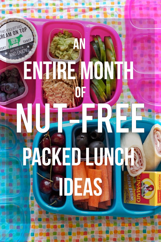 http://www.modernparentsmessykids.com/2014/08/full-month-nut-free-lunches.html