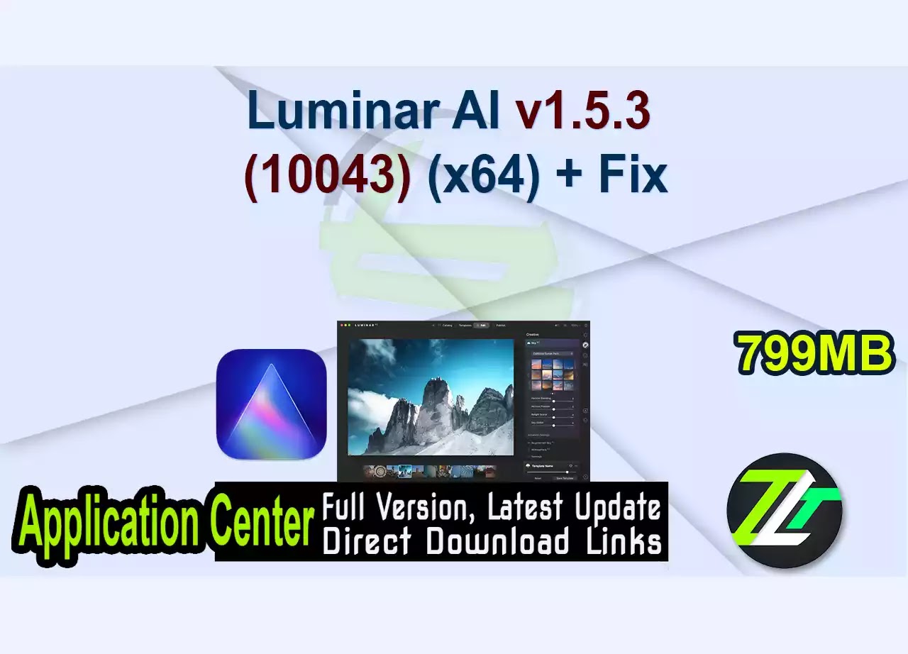 Luminar AI v1.5.3 (10043) (x64) + Fix