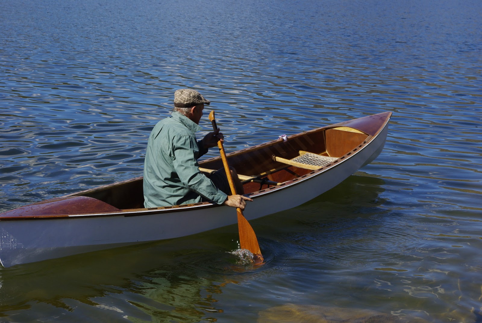 recreational solo canoe