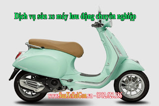 Sửa xe lưu động, cứu hộ xe máy Vespa primavera tận nơi tại HCM