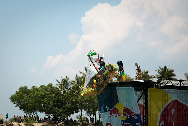 First Flugtag in Singapore, organized by Red Bull