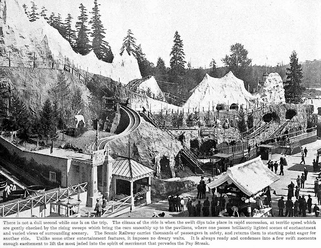 amusement rides at the 1909 Alaska-Yukon Pacific Expo