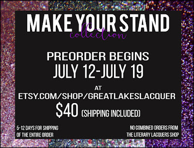 Great Lakes Lacquer + Literary Lacquers: Make Your Stand Collection