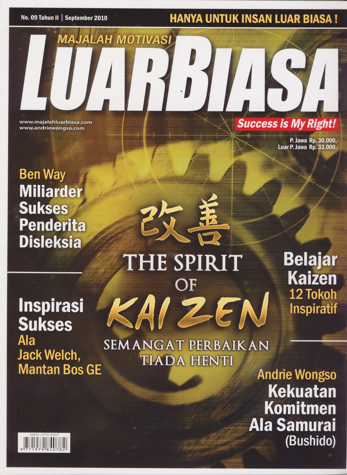 KAISAN KATA BIJAK MAJALAH LUAR BIASA EDISI SEPTEMBER 2010