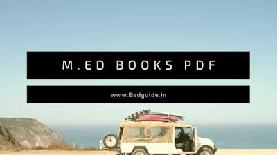 M.ED Books PDF Free Download 