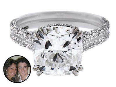 Kevin Jonas Diamond Engagement Ring