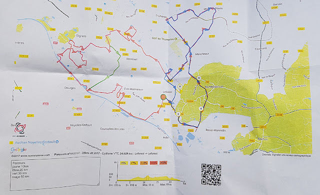 Rando VTT La Leforestoise parcours